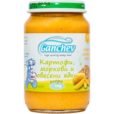 Ганчев пюре картофи и моркови совесени ядки -190 г