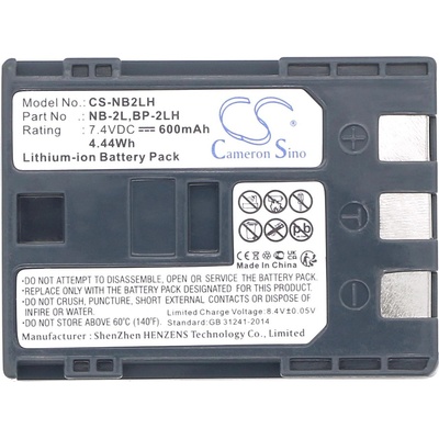 Cameron sino Батерия за фотоапарат /камера CANON NB2LH LiIon 7.4V 600mAh Cameron Sino (CS-NB2LH)