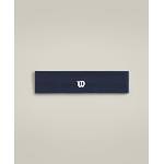 Wilson U logo wide headband Тъмносин, бяло uni (wu00068511dbc)
