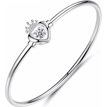 Silenti Jewelry Сребърна гривна "Сърце