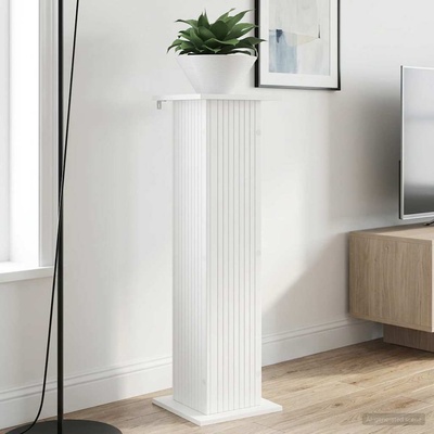 vidaXL Стойка за растения 2 бр. Бяло 30, 5 x 30 x 100, 5 см (899745)