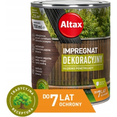 Dekorativní impregnát bezbarwny na dřevo 4,5L ALTAX