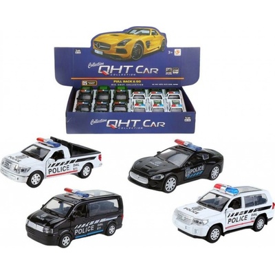 Alltoys Autíčko policejní 3604 osobák černý 1:35