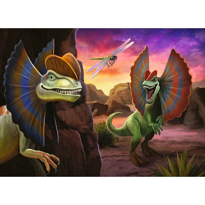 TREFL Svět dinosaurů: Dilophosaurus 20 dílků