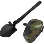 DRAGOWA Tactical Сгъваема тактическа лопата и чакан с ножница Dakota, черна (DRG110.Black)