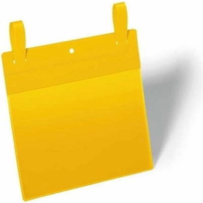Logistické vrecko, so šnúrkou, A5, na šírku, DURABLE, žlté
