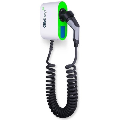 OlifeEnergy Wallbox BASE Type2 kroucený kabel 4m 400 V AC 22 kW 32 A