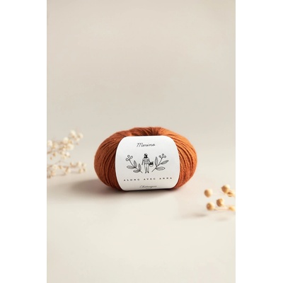 Příze Along avec Anna Merino Chataigne 50 g