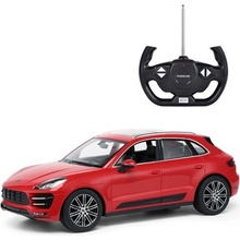 Rastar RC auto Porsche Macan Turbo SUV RTR červená 1:14