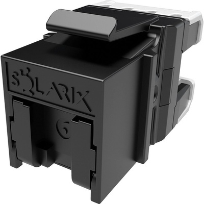 Solarix keystone UTP RJ45 cat6 rychlozařezávací 24ks Keystone, c6, UTP, RJ45, černý, pro kleště SXKJ-NA-BU, SXKJ-6-UTP-BK-NA, 24ks 25286813