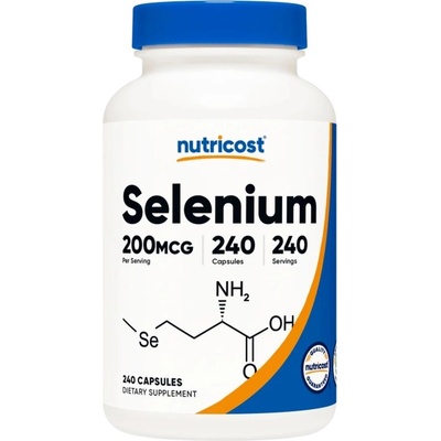Nutricost Selenium 200 mcg | as Selenomonomethionine [240 капсули]