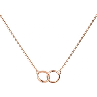 Daniel Wellington Krásny bronzový náhrdelník s kryštálmi classic lumine DW00400352