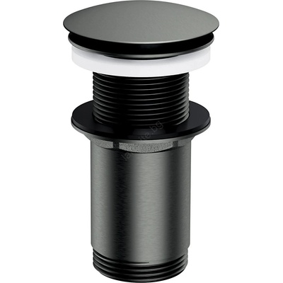 OMNIRES a716gr - click-clack сифон за мивка, пр. 6, 6 см, графит мат (on0144)