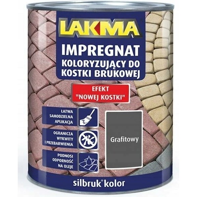 Impregnace Lakma barvicí grafitová na zámkovou dlažbu 1 l