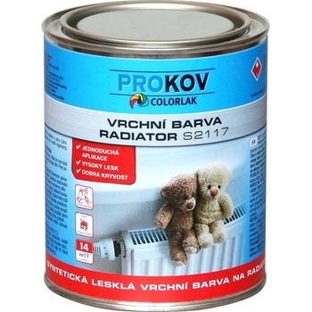 Colorlak RADIATOR S 2117 Slonová kost 0,6L syntetická vrchní barva na radiátory, lesklý