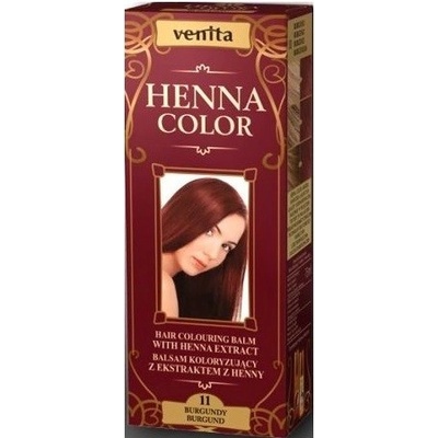 Venita Henna Color prírodná farba na vlasy 11 - burgundská červená 75 ml
