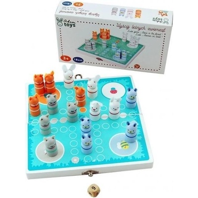 Adam Toys Človeče nehnevaj sa! Lesné zvieratká