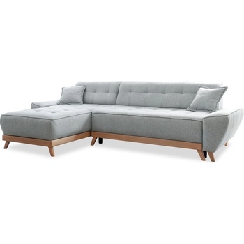 Miuform Светлосив разтегателен диван променлив ъглов диван Dazzling Daisy - Miuform (Dazzling Daisy 2QBK-LC L90)