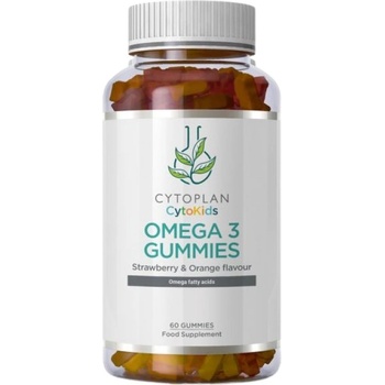 Cytoplan Kid's Omega 3 Gummies [60 желирани бонбони] Портокал и Ягода