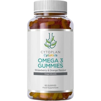 Cytoplan Kid's Omega 3 Gummies [60 желирани бонбони] Портокал и Ягода