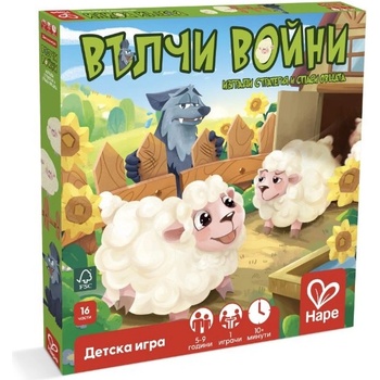 Hape Настолна игра Hape - Вълчи войни (H1107BG)