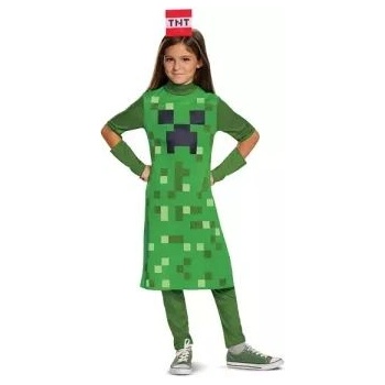 Disguise Minecraft: Костюм за момиче Creeper - размер M