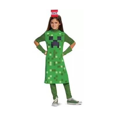 Disguise Minecraft: Костюм за момиче Creeper - размер M
