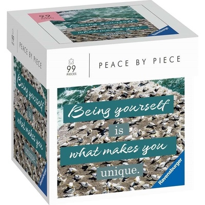 RAVENSBURGER Peace by Piece: Beeing yourself is what makes you unique 99 dílků