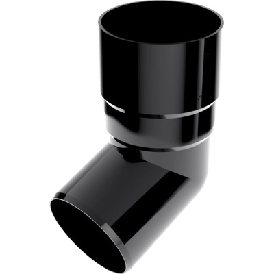 Bryza Koleno svodu 67° Ø 63 mm plast RAL 9005 černé