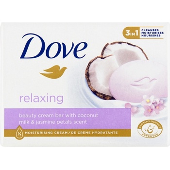 Dove Purely Pampering Kokosové mléko a jasmín tuhé mýdlo 90 g