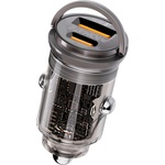 Promate Зарядно за кола 12V ProMate TRANSDRIVE-65W, PD, QC 3.0, Type-C, USB - Черно