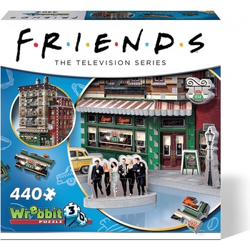 Wrebbit 3D puzzle Přátelé: Central Perk 440 ks