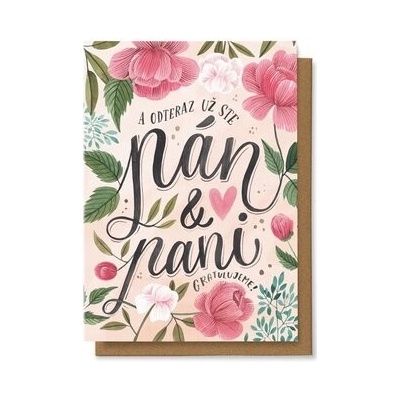 A odteraz už ste pán a pani