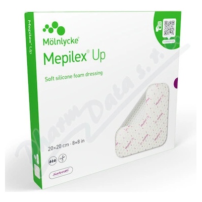Mepilex Up silikonové krytí sterilní 20x20cm 5ks