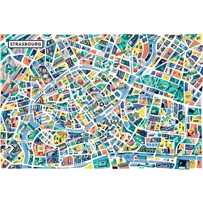 Grafika Štrasburg 1000 dielov