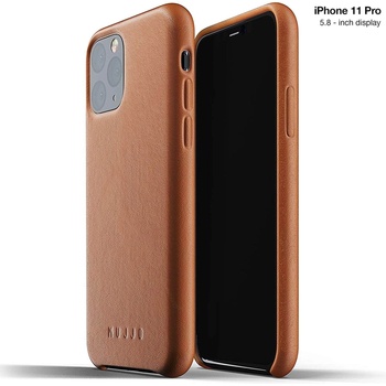 Image 1 of Mujjo Full Leather Case - кожен (естествена кожа) кейс за iPhone 11 Pro (кафяв)