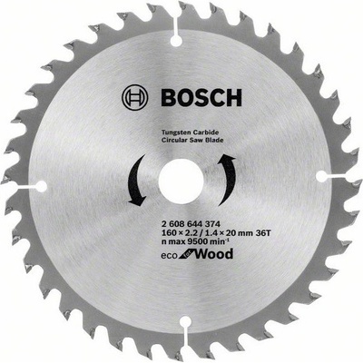 Bosch Pilový kotouč na dřevo Eco for Wood 160x20x2.2mm, 36 zubů (2608644374)