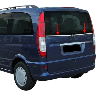 Nerez lišta spodnej hrany zadného okna Mercedes Vito W639 2003-2014