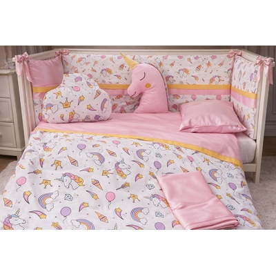 Babyhome Комплект за бебешко легло еднорог (Yuar36)