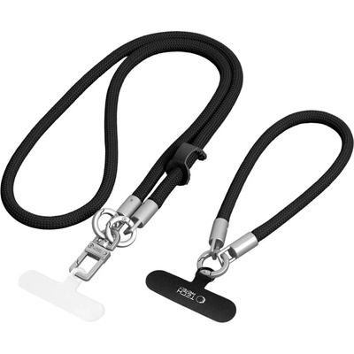 Tech-protect C10S Rope Crossbody & Wrist черен/титан (5906302340088)