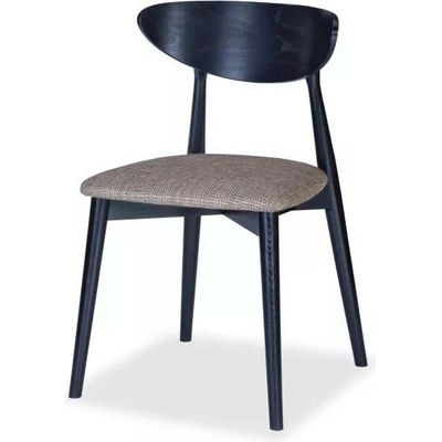 Stoly a Židle Design Ebba buk / moření dřeva dub sonoma / čalounění Monika 97