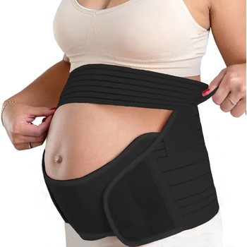 Mom's Balance těhotenský podpůrný pás 5 v 1 černá