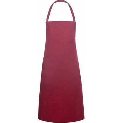 Karlowsky Číšnická zástěra Bib Pinafore červená tmavá