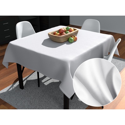 Biante bavlna satén obrus ST-001 Biely 100x100cm