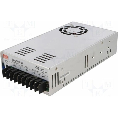 MEAN WELL SD-350B-48 Měnič: DC/DC; 350,4W; Uvst: 19÷36VDC; Uvýst: 48VDC; Ivýst: 7,3A; SD