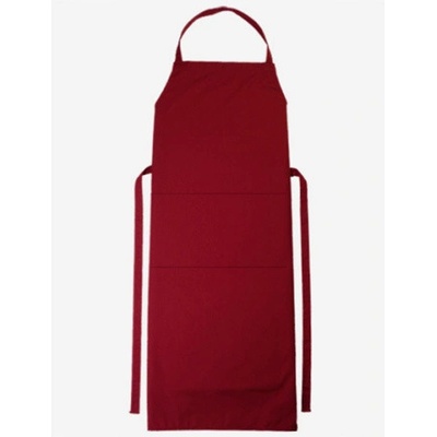 Workwear Verona Dlhá pracovná zástera s trakmi 01146-01 Cherry