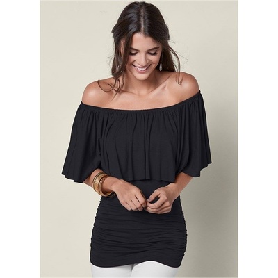 VENUS OFF THE SHOULDER RUFFLE top