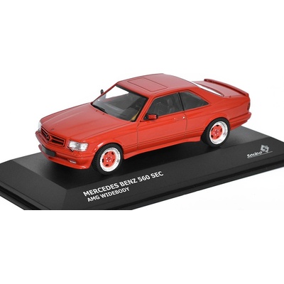 Solido Mercedes-Benz 560 SEC AMG Widebody červená 1:43