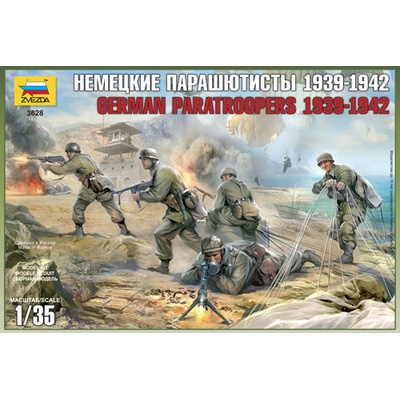 Zvezda German Paratroopers 1939–1942 1:35