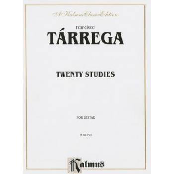 TARREGA TWENTY STUDIES FOR GTR